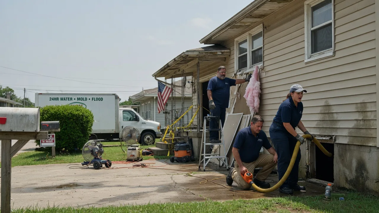 Water Damage Repair in Plattenville, LA near me
